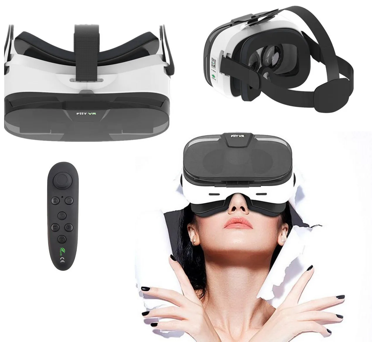 3D Glasses VR Virtual Reality Glasses for Huawei Sony Lenovo LG VR Headset Eyes Virtual Viewer Immersive Experience New World #refresh