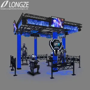 4 Multiplayers vr station 9d virtual reality vr game machine VR Space vr standing simulation platform with HTC headsets, View vr station, Longze Product Details from Guangzhou Longze Electronic Technology Co., Ltd. on Alibaba.com