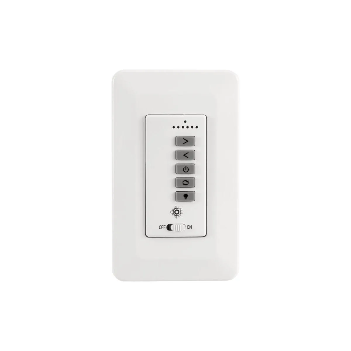 6-Speed Ceiling Fan and Light Wall Control with Reverse Function, Battery Operated