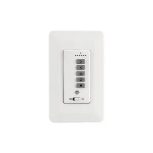 6-Speed Ceiling Fan and Light Wall Control with Reverse Function, Battery Operated