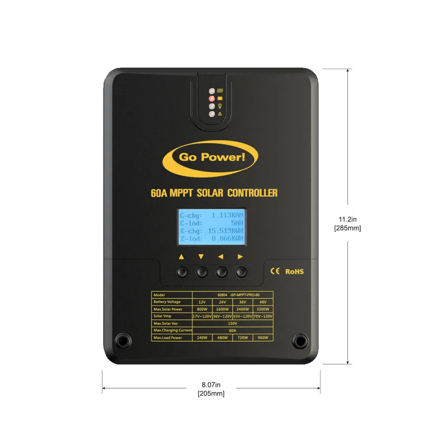 60 AMP MPPT Solar Controller