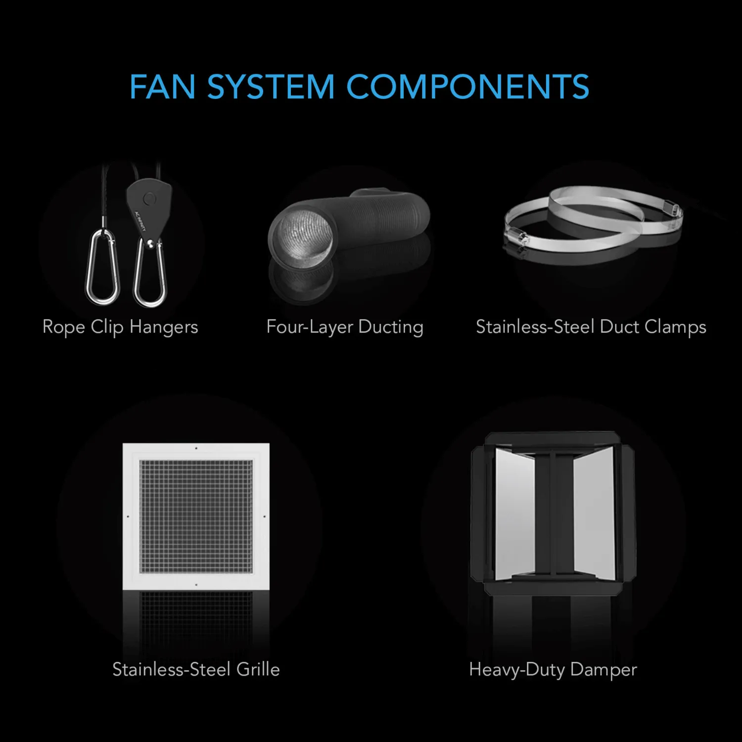 AC Infinity CLOUDWAY S10, Whole House EC Fan, 1200 CFM, Energy Efficient with Wireless Controller