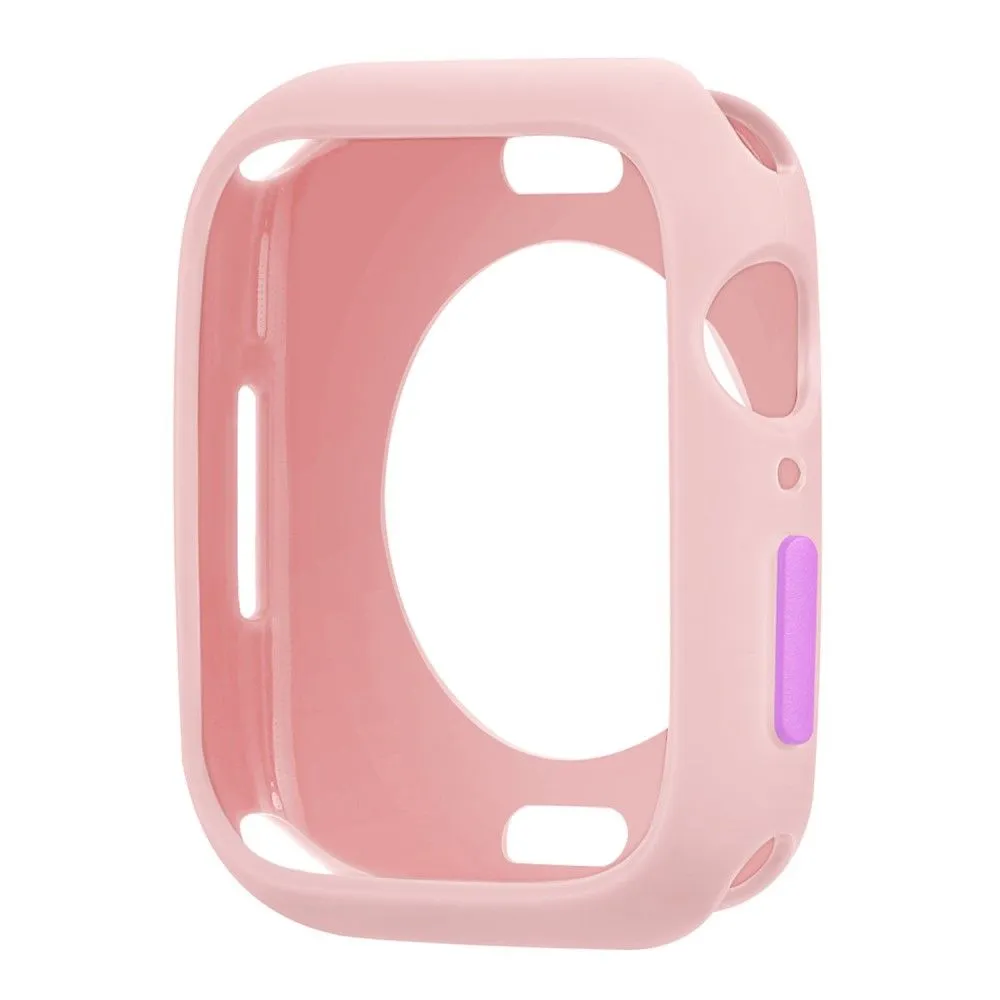 Apple Watch (41mm) candy color button TPU cover - Pink / Purple