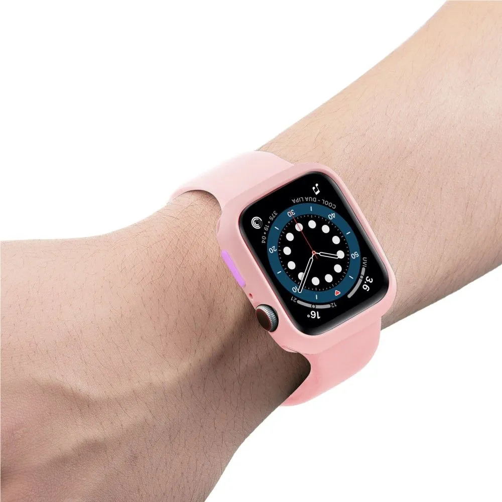 Apple Watch (41mm) candy color button TPU cover - Pink / Purple