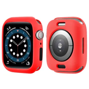 Apple Watch (45mm) candy color button TPU cover - Red / Black