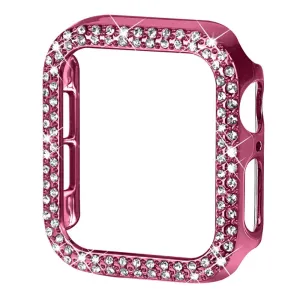 Apple Watch (45mm) rhinestone décor protective cover - Rose Pink