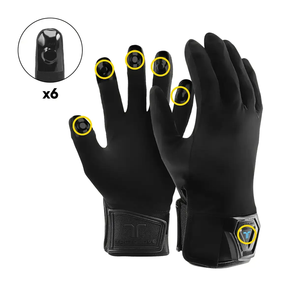 bHaptics TactGlove DK2 Wireless Haptic Gloves (Pair) - VR Accessory