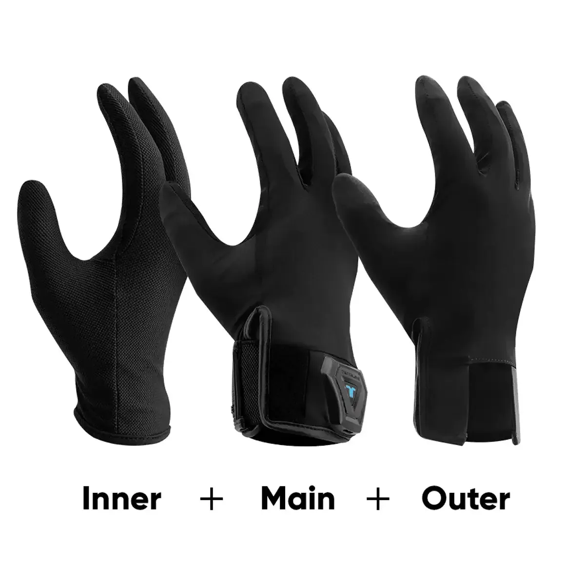 bHaptics TactGlove DK2 Wireless Haptic Gloves (Pair) - VR Accessory