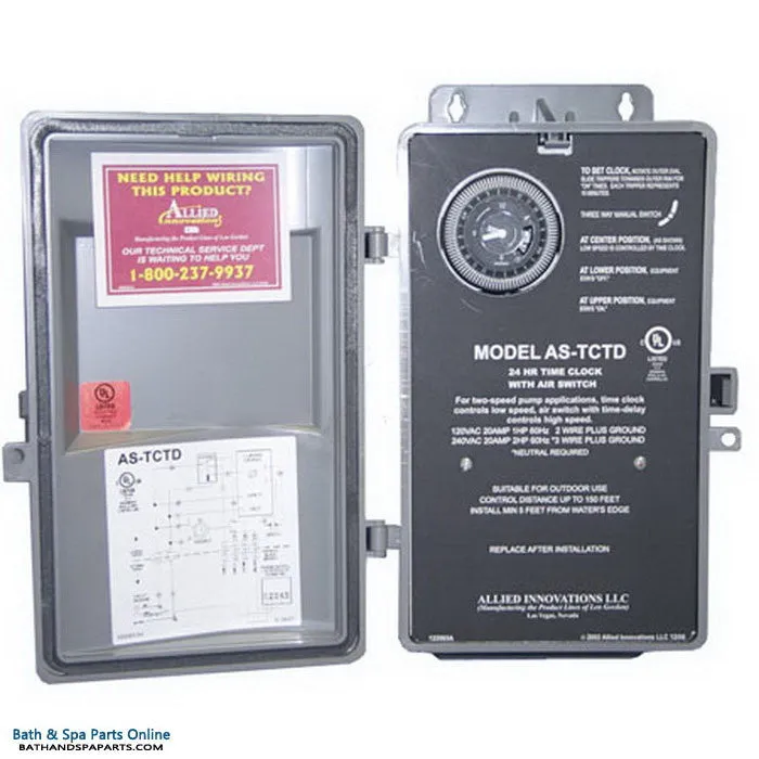 Brett Aqualine AS Time Clock w/Time Delay Control [115V/230V] (923065-001)