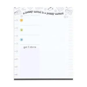 Bright Budget - Classic Block Notepad - 100 Sheets