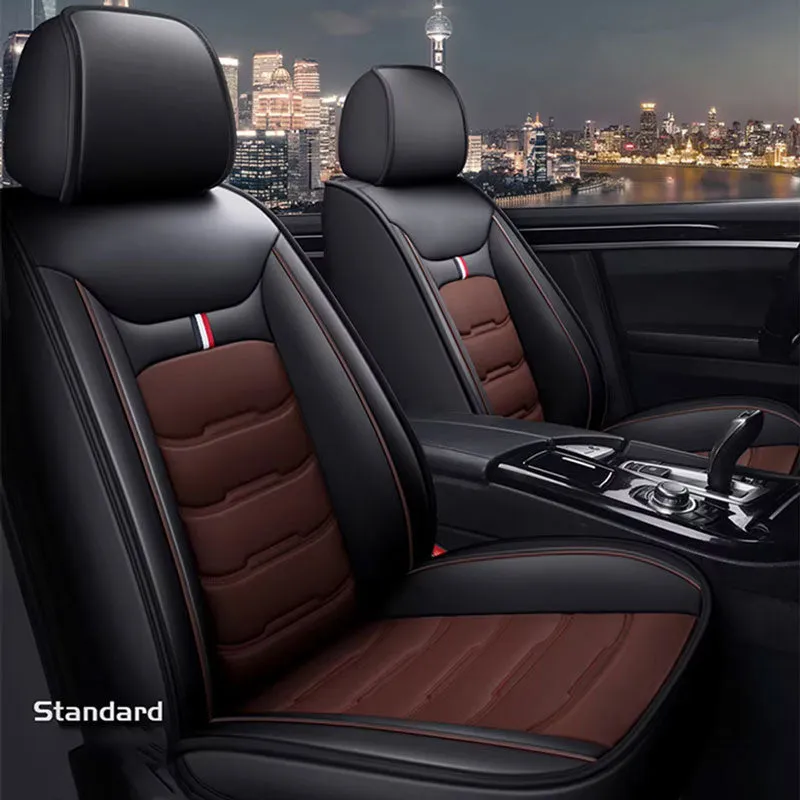 Brown Leather Car Seat Covers