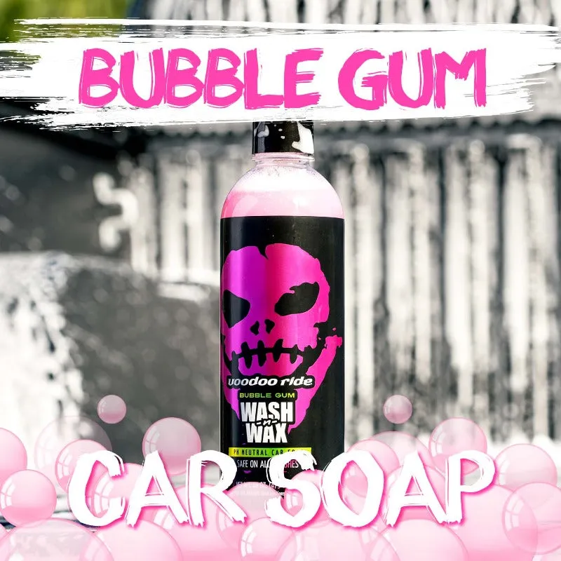 Bubble Gum Wash-N-Wax, pH Neutral Car Soap with Carnauba Wax for a high Gloss Finish