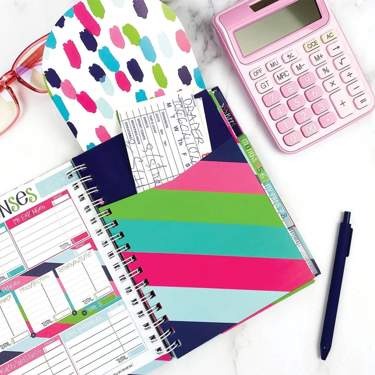 Budgeting Bundle | Budget Binder™ Financial Workbook   Mini Peek at the Week® Planner Pad   Sticker Set