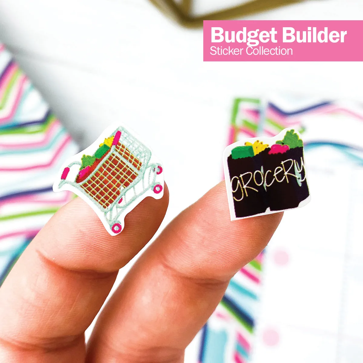 Budgeting Bundle | Budget Binder™ Financial Workbook   Mini Peek at the Week® Planner Pad   Sticker Set