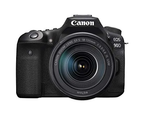 Canon EOS 90D DSLR Camera with 18-135mm Lens