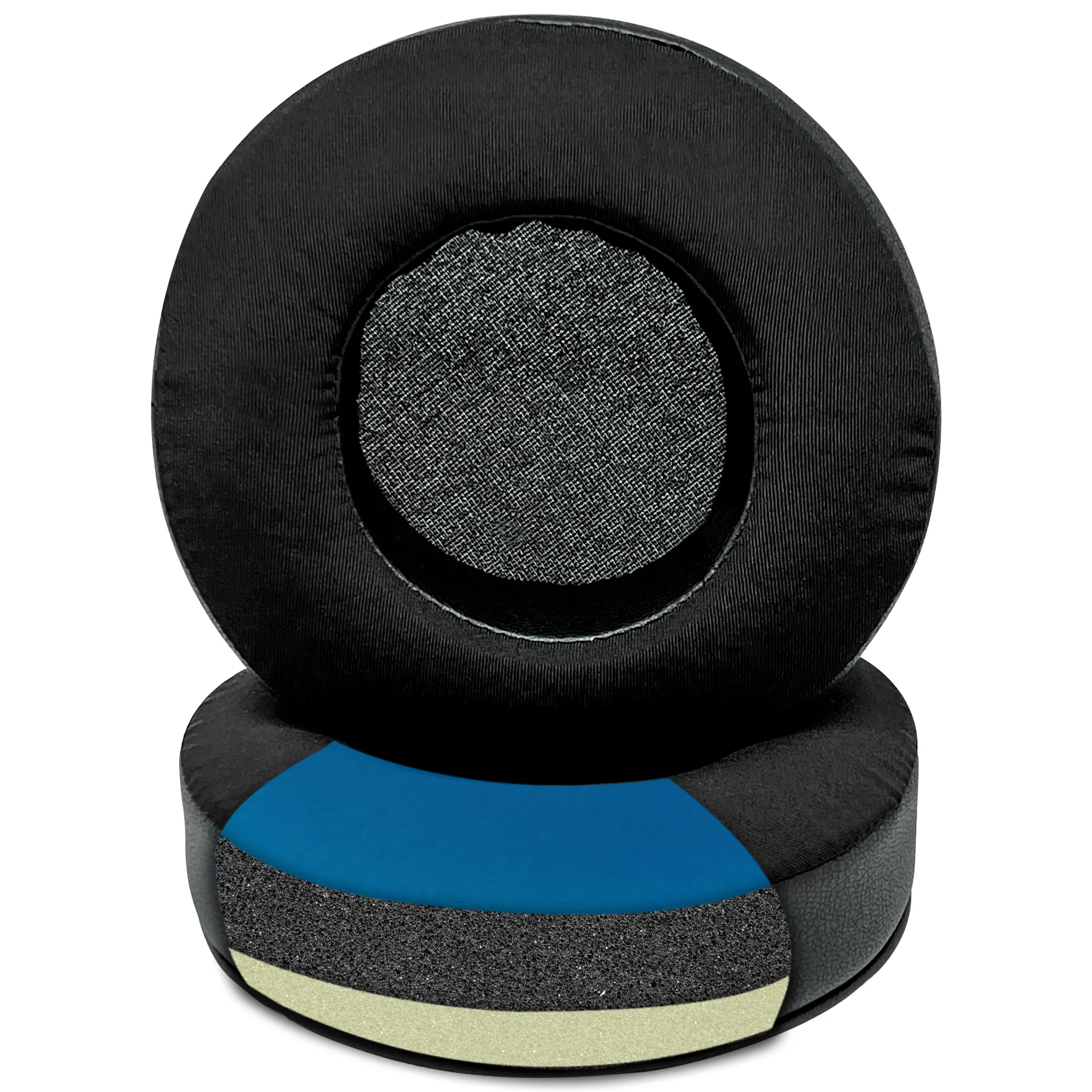 CentralSound Cooling Gel   Memory Foam Premium Replacement Ear Pad Cushions Universal Round 100mm