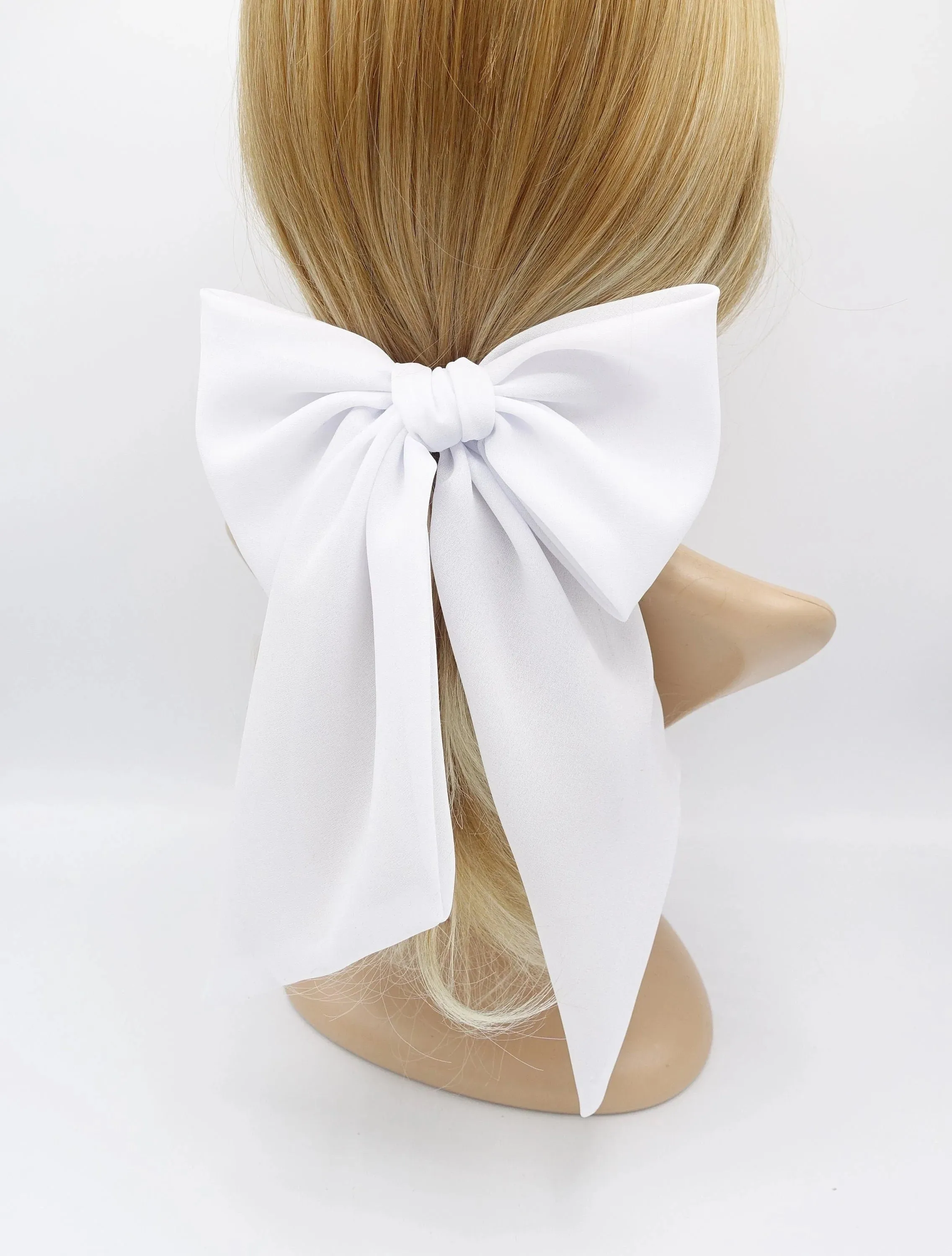 chiffon giant hair bow for women