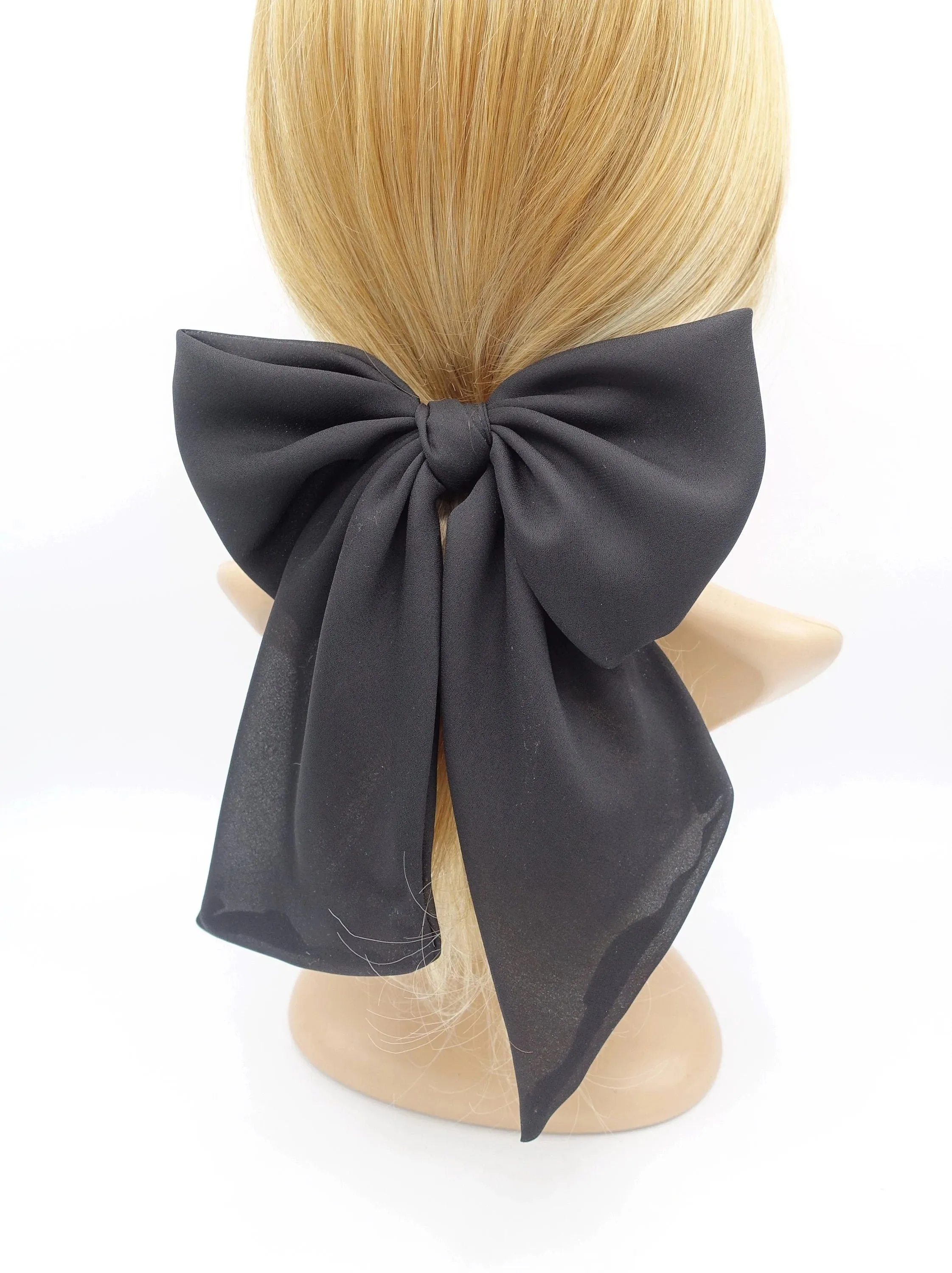 chiffon giant hair bow for women