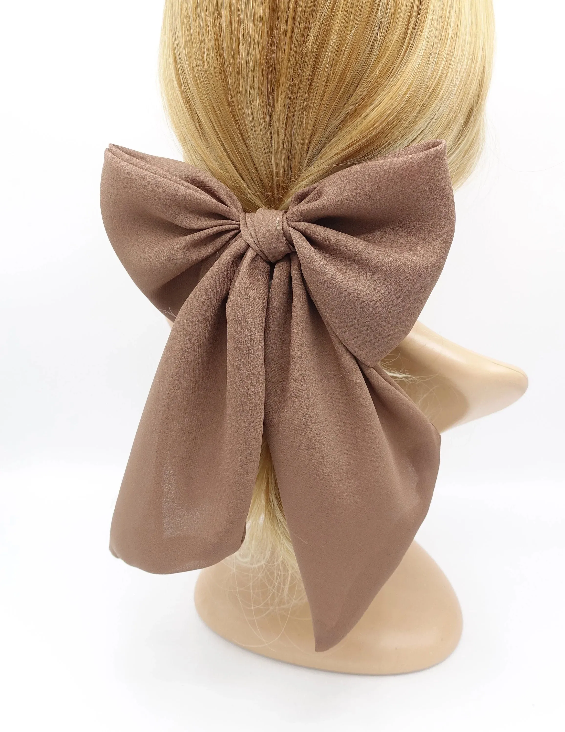 chiffon giant hair bow for women