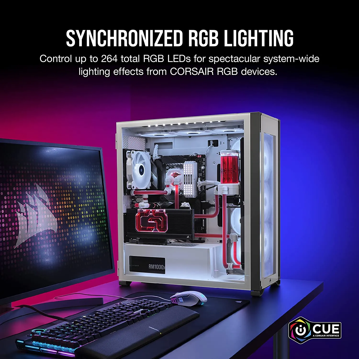 Corsair iCUE COMMANDER CORE XT, Digital Fan Speed and RGB Lighting Controller (Control up to Six PWM Case Fans and 264 RGB LEDs, Zero RPM Mode) Black