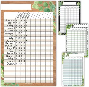 Farmhouse Homework Trackers