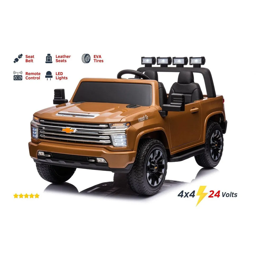 Freddo Toys Chevrolet Silverado 2 Seater Ride on Truck 24V 4x4