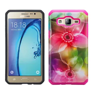 Galaxy On5 Case, Slim Hybrid [Impact/Shock Resistant] Dual Layer Case for Samsung Galaxy On5 - Lily Pedals