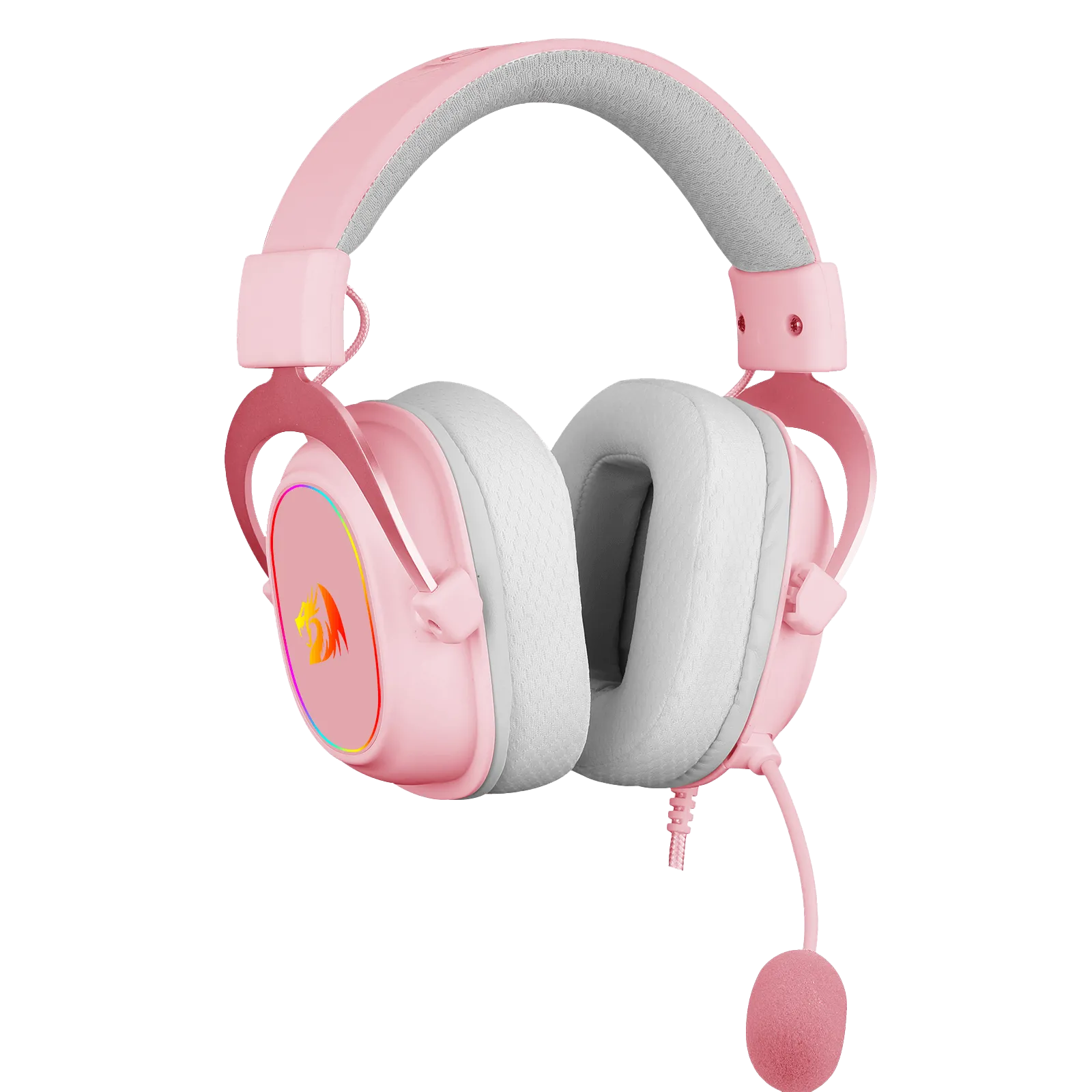 H510 ZEUS-X Cute Gaming Headphone with Mic (Pink Color)