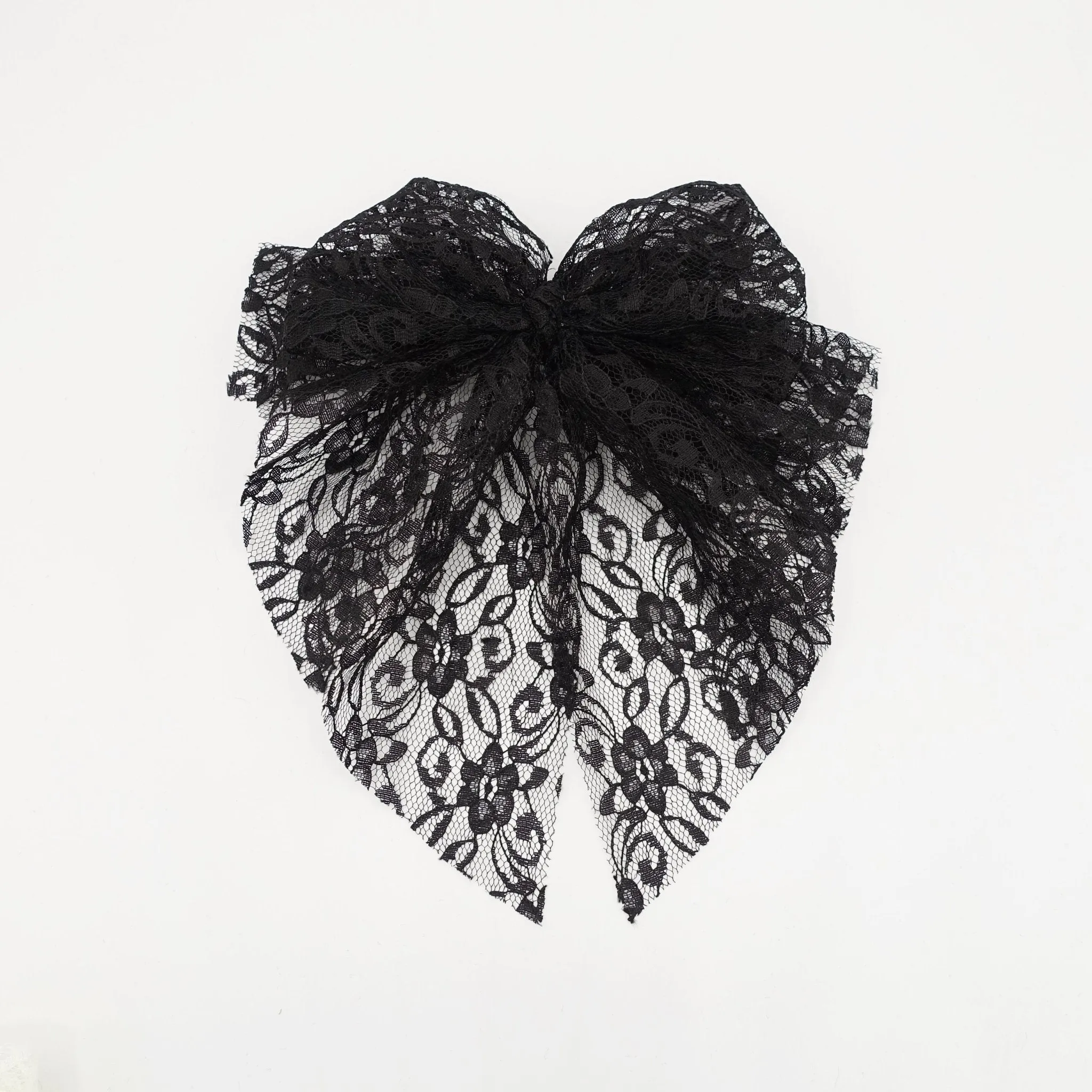 lace hair bow feminine styles hair accessory for woman