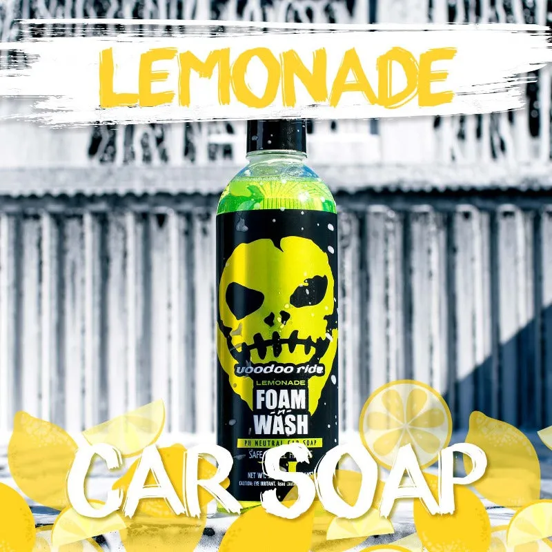 Lemonade Foam-N-Wash, Super Concentrated Heavy-Duty Citrus Based Car Soap, with a High Shine Finish