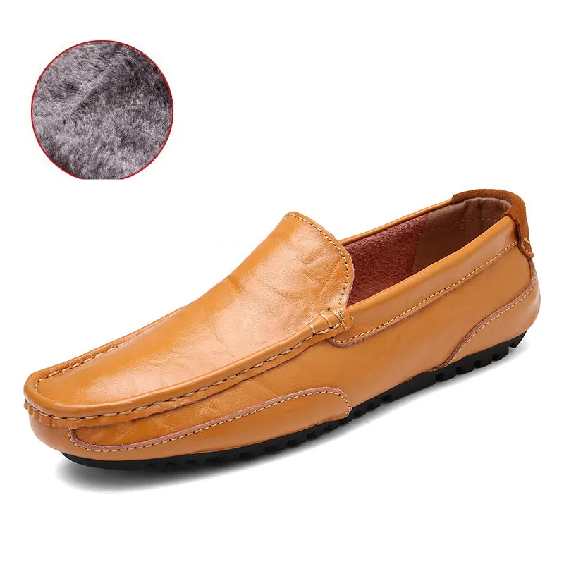 Men Loafers Slip On Formal Comfortable Soft Shoes