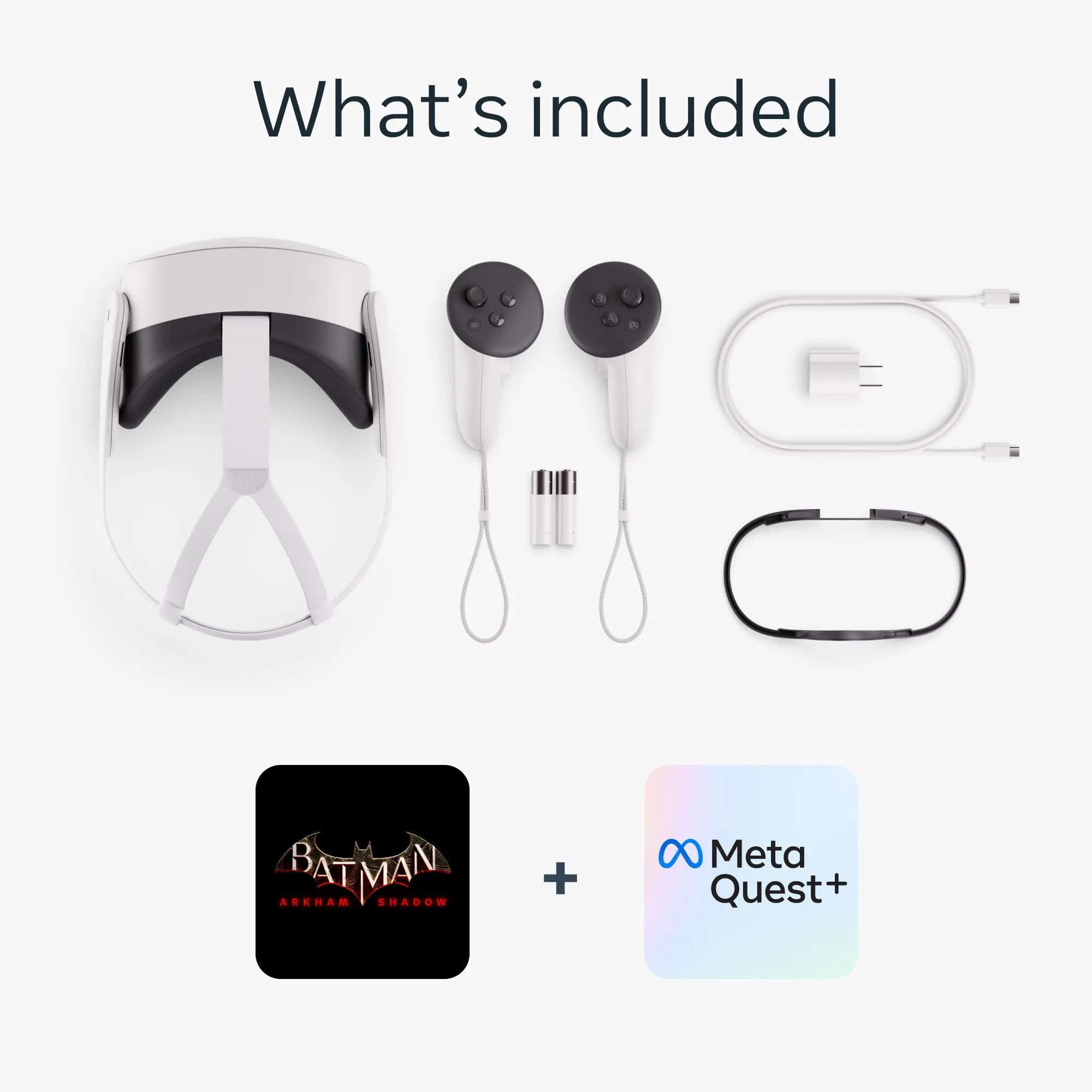 Meta Quest 3S 128GB — Get Batman: Arkham Shadow and a 3-Month Trial of Meta Quest  Included — All-in-One Headset