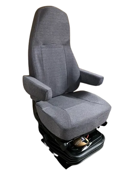 National International ProStar High Back Seat with Dual Arms in Gray Cloth – P/N: 40030.42CF313