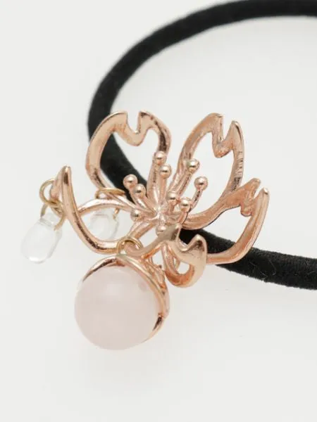 Openwork Flower Hair Tie