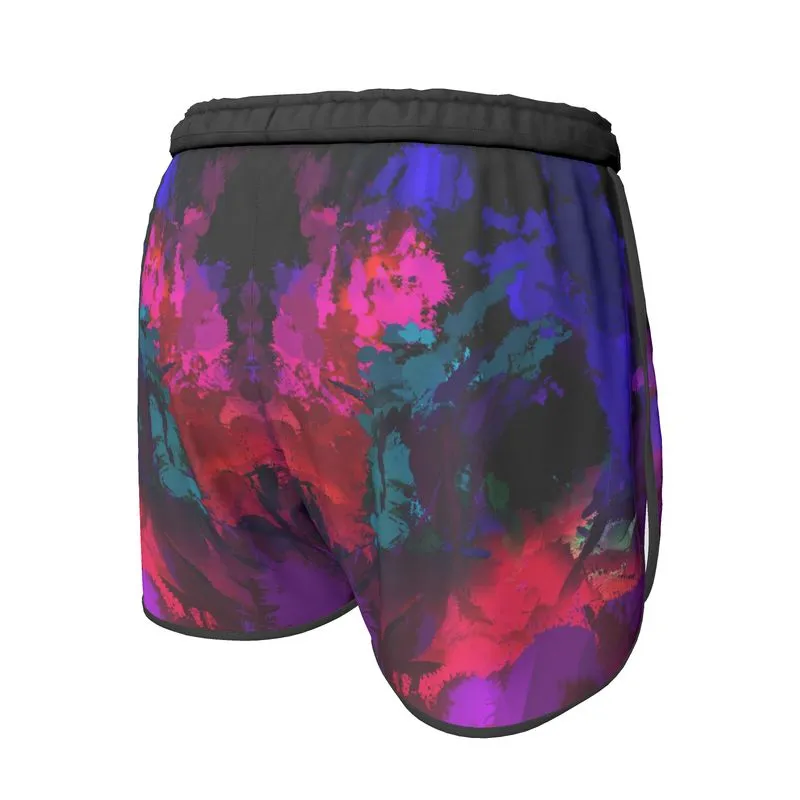 "Chromatic Release" Custom Womens Running Shorts