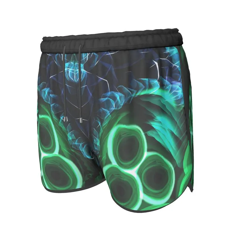 "Malachite" Custom Running Shorts