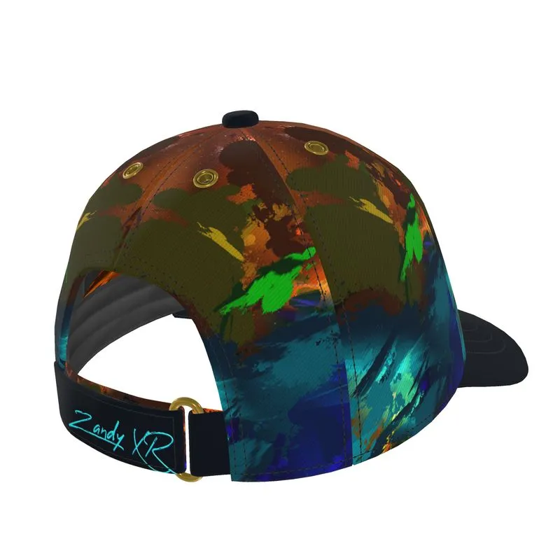 "Subtle Rainbow Color Explosion" Baseballl Cap