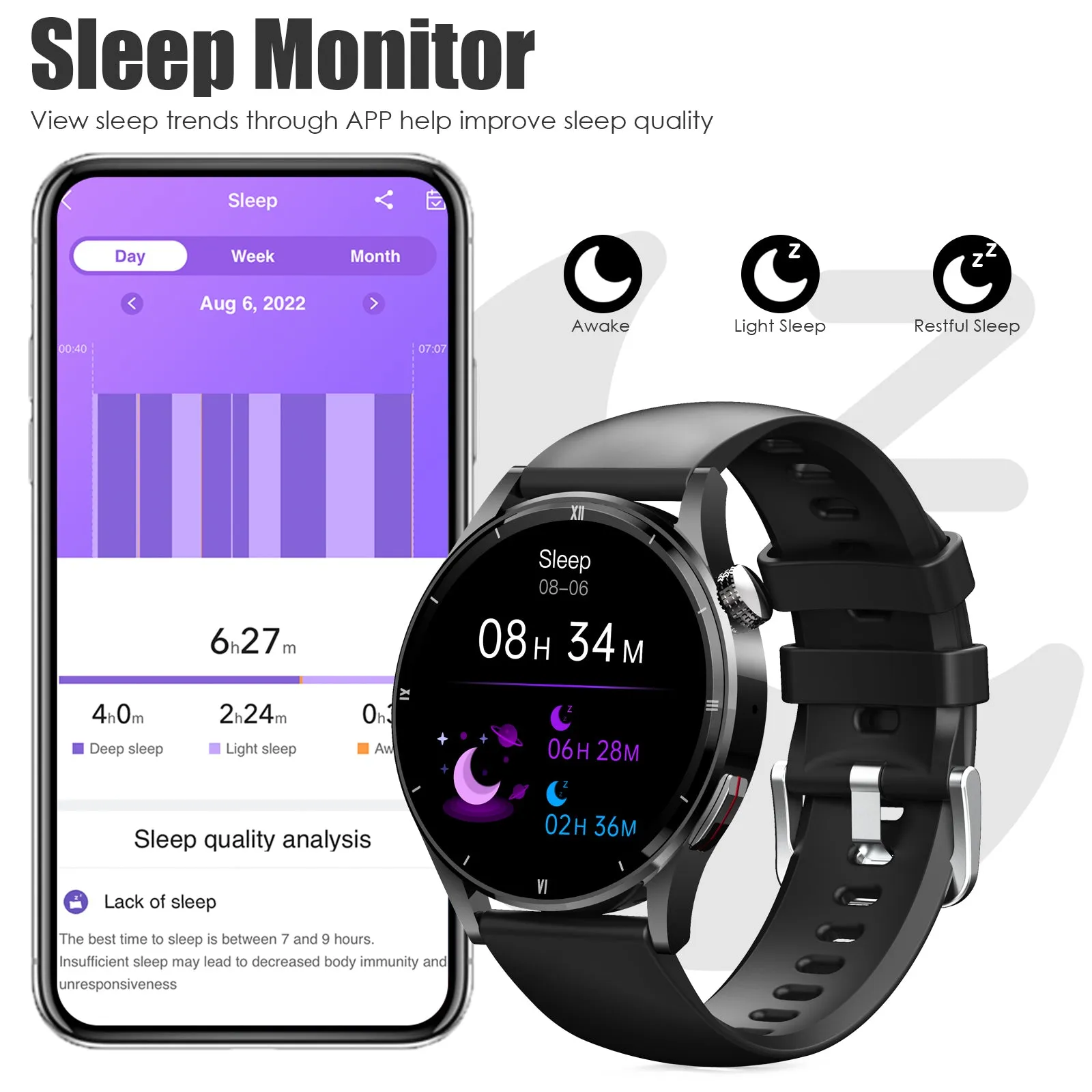 Smart Watch for men Women (Answer/Make Call) Heart Rate Monitor Activity Tracker for iOS Phones and Android with Sleep Tracking Fitness Tracker Pedometer Smartwatch