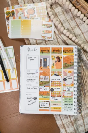 Thanksgiving | Deluxe Kit (Glossy Planner Stickers)