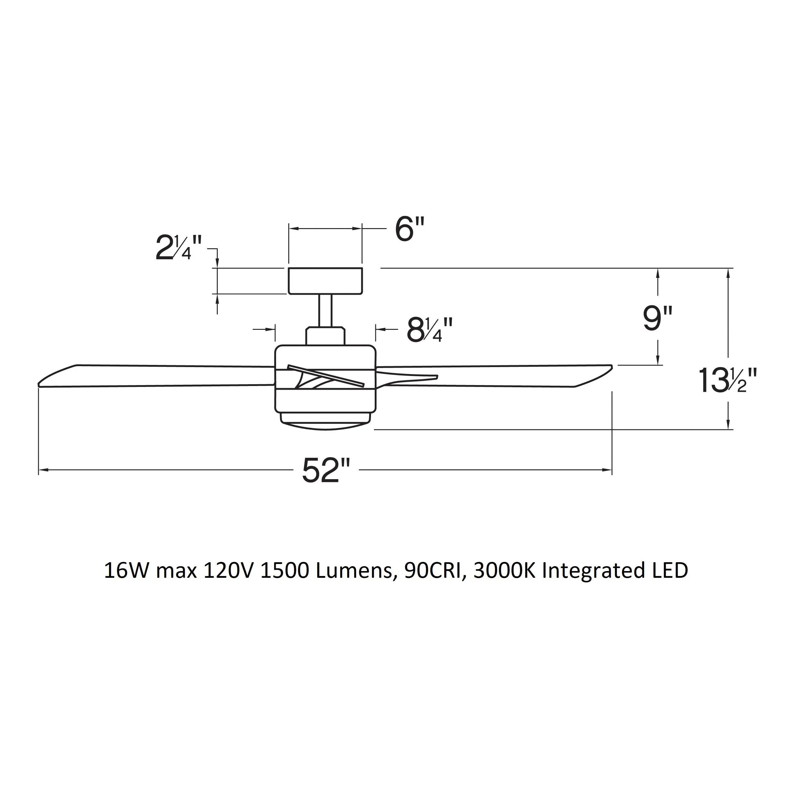 Ventus LED Ceiling Fan