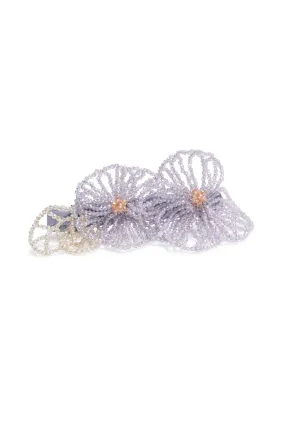 VIOLET CRYSTAL HAIR CLIP