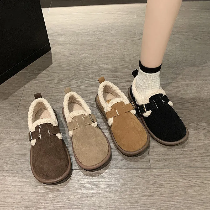 Warm Comfortable Flat Shoes