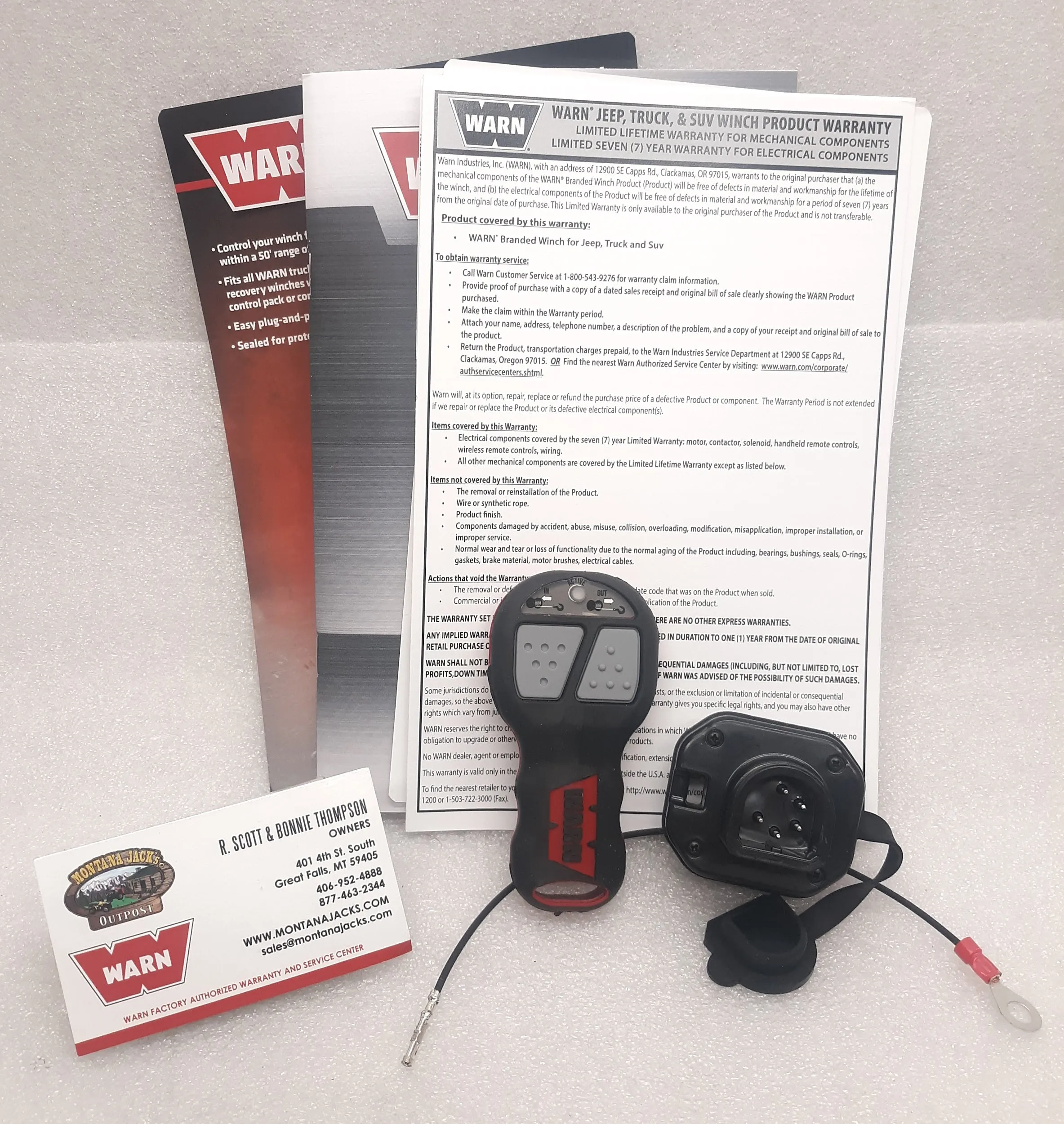 WARN 90287 Wireless Winch Control System for Truck/SUV Winches