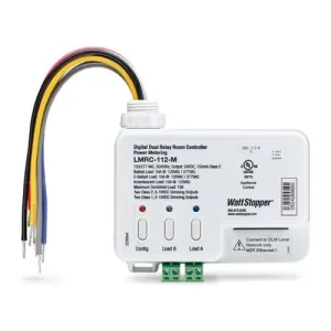 Wattstopper LMRC-112 2 Relay Room Controller, 0-10V dimming